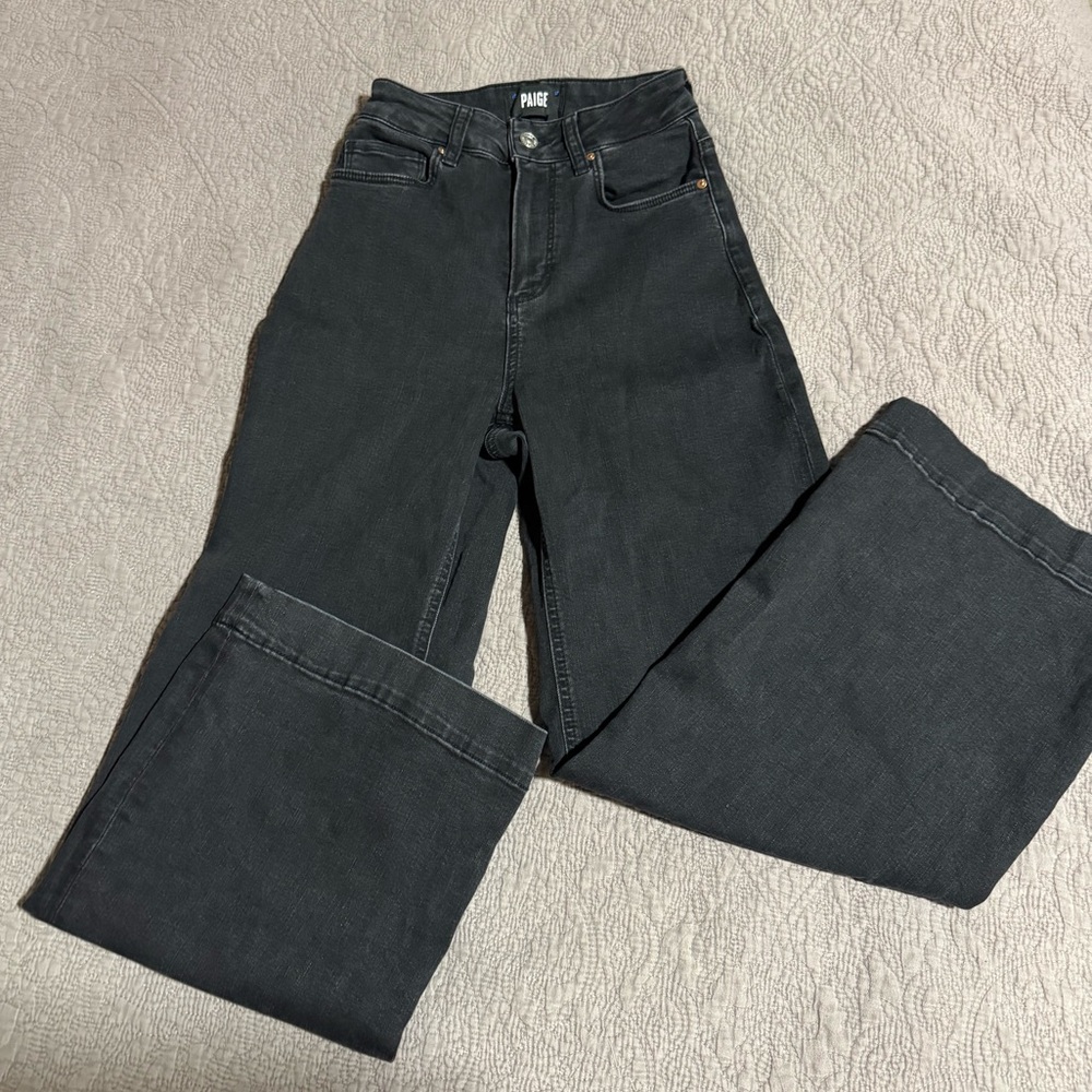PAIGE Spotlight High Rise Wide Leg Jeans